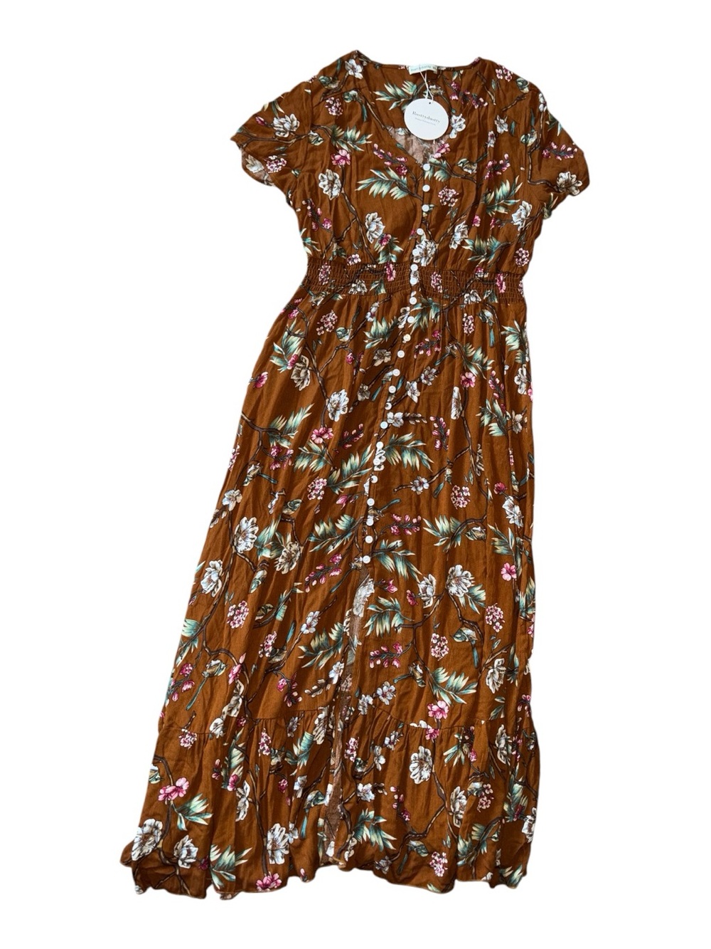 Rusty Dusty woman’s New with tags BoHo floral Maxi Dress size 3XL - Picture 3 of 9